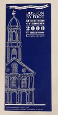 VTG 2000 Boston By Foot Tourist Travel Brochure  picture