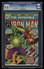 Iron Man #76 CGC NM+ 9.6 White Pages Incredible Hulk Marvel 1975 picture