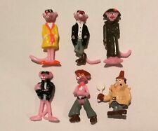 THE PINK PANTHER VINTAGE FIGURINES SET ITALY - FIGURES COLLECTIBLES MINIATURES picture