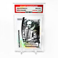 WILLIAM SHAKESPEARE Card 2024 GleeBeeCo 1876 Engraving Holographic #WL18-L /25 picture