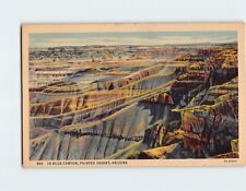 Postcard In Blue Canyon Painted Desert Arizona USA picture