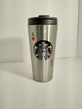 2014 Starbucks Coffee Queen of HEARTS Stainless Steel Travel Mug 16 Oz picture
