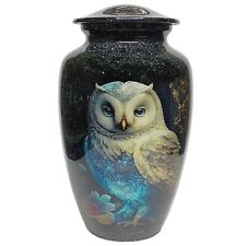 Everlasting Memories: Affordable Cremation Urns for Human Ashes Owl Black Urn picture