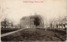 Luther College Wahoo NE Nebraska c1913 Litho Postcard G86 picture
