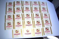 24 Falstaff Notched Beer Labels 3 5/8 X 3 New picture