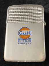 Vintage Park Sherman Lighter Gulf Oil Solar Heat Advertising McKeesport PA picture
