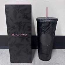 Starbucks Cooperation X Blackpink Group Durian cup Pink&Black Cup Tumbler 24oz picture