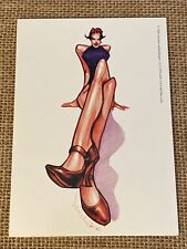 1998 Michiko Stehrenberger Post card Punk Girl Vintage Postcard picture