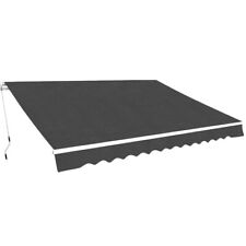 NNEVL Folding Awning Manual Operated 350 cm Anthracite picture
