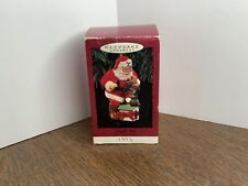 1993 Hallmark Keepsake Christmas Ornament Playful Pals Coca-Cola Santa Poodle picture