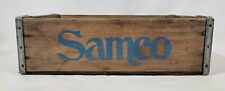 Vintage Wooden Samco Wooden Crate Parkersburg WV picture
