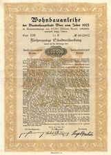 Austrian Bond - 1923 dated 200,000 Austrian Kronen - Foreign Bonds picture