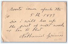 DPO (1882 - 1895 ) Wirt Iowa IA Postcard 1893 Letter Message Posted Vintage picture