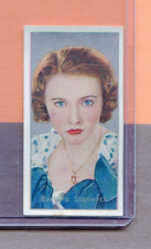1936 CARRERAS LTD CIGARETTES FILM STARS #32 BARBARA STANWYCK TOBACCO CARD picture