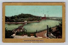 Cincinnati OH-Ohio, Reservoir and Water Works, Vintage c1909 Souvenir Postcard picture