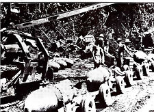 Bomb Handlers Unloading at Bougainville  WWII Dispatch Photo News Service picture