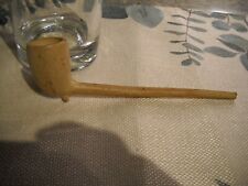 VINTAGE NEW OLD STOCK UNSMOKED GERMAN T D CLAY PIPE. 6-INCH. SEE ALL PICS. picture