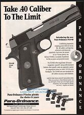 1996 PARA-ORDNANCE P16-40 Pistol PRINT AD with P12-45 P13-45 P14-45 P16-40 picture