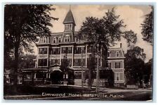 c1910's Elmwood Hotel Exterior Roadside Waterville Maine ME Unposted Postcard picture