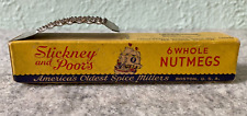 Antique Vintage Stickney and Poor's Nutmegs Box with File Grater Grinder Boston picture