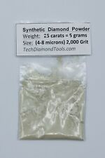 Diamond Micron Powder 2.000 Grit Mesh (4-8 Micron), Weight = 25 Carat = 5 Grams picture