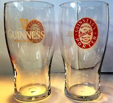 GUINNESS Porter Mallow Beer Bar Glass 14 oz 5 7/8
