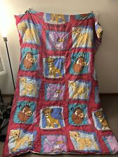 Vintage 90s Disney The Lion King Reversible Comforter Twin Size Blanket Simba picture