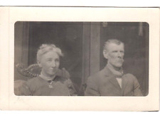 RPPC -  LOVELY COUPLE - JOHN AND SARAH STEWART - CIRCA 1910 ? PHOTO POSTCARD - picture