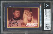 DeForest Kelley #15 signed autograph 1991 Impel Star Trek 25th Anniversary BAS picture