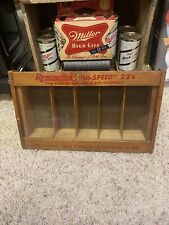 Rare Vintage Remington Arms Ammo Box Store Display Case 22 Great Look picture