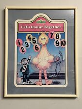 Sesame Street Lets Count Together Wall Hanging Big Bird Wall Hanging 20 X 16 picture