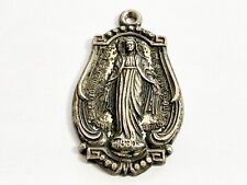 Vintage Hayward Sterling Mary Conceived Without Sin Religious Medal Large Size picture