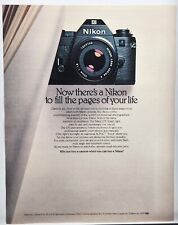 1980 Nikon EM To Fill The Pages Of Your Life Vintage Print Ad picture