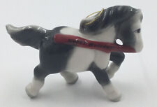 Lynn Haste 2004 Happy Holiday Horse Ornament In Excellent Condition Gray & White picture