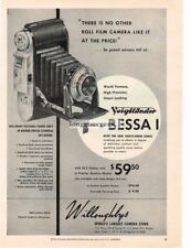 1952 Voigtlander Bessa I Range Finder Folding Camera Vintage Ad  picture