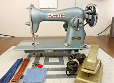 Beautiful MCM WHITE Sewing Machine - Leather  Denim - SERVICED - JAPAN 15 Clone picture
