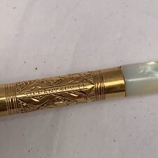 Antique Tiffany Co 14k Gold Dip Pen Fountain Mother of Pearl 6