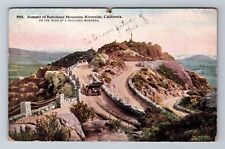 Riverside CA-California, Summit Of Rubidoux Mountain, Vintage c1922 Postcard picture