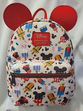 Loungefly Disney Mickey Mouse & Friends Popsicle Mini Backpack **BRAND NEW** picture