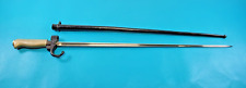 Early French Model 1886 Lebel Rifle Bayonet Scabbard Hooked Quillon 1st Variant picture
