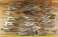 Lot Of 22 Mixed Locking Vise Grip Pliers picture