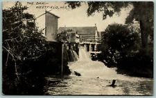  Mill Dam Westfield Wisconsin WI 1910 DB Boston Store Postcard J2 picture