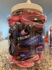 100 Mix Pack Donald Trump 2024 Bracelet Trump Wristband President America USA picture