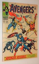 AVENGERS #58 ORGIN THE VISION BLACK PANTHER NICE 9.0 WHITE 1968  NICE picture