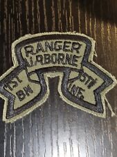 1960s US Army 5th Infantry Regiment Ranger Airborne Scroll Patch L@@K picture