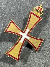 WW1 WWI Imperial Austrian Military Army Kuk 1915 Danzig Cross Unit Cap Badge picture