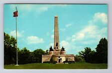 Springfield IL-Illinois, Abraham Lincoln Tomb, Antique Vintage Souvenir Postcard picture