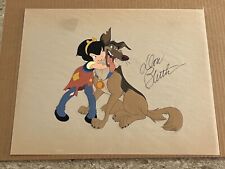 All Dogs Go To Heaven Publicity Cel - Autographed picture