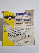 6-Frigidaire Re-Usable Tray Freeze Aluminum Tin 1950s Vintage Food Storage w/box picture