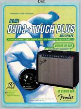 Fender Dyna Touch Plus Amplifiers Digital Processing 2002 Full Page Print Ad picture